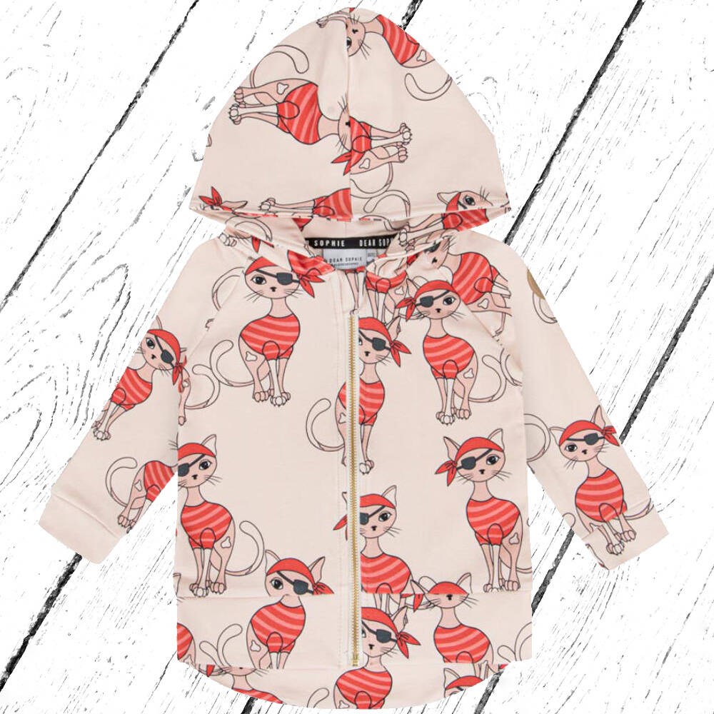 Dear Sophie Sweatjacke Hoodie PIRACAT Light