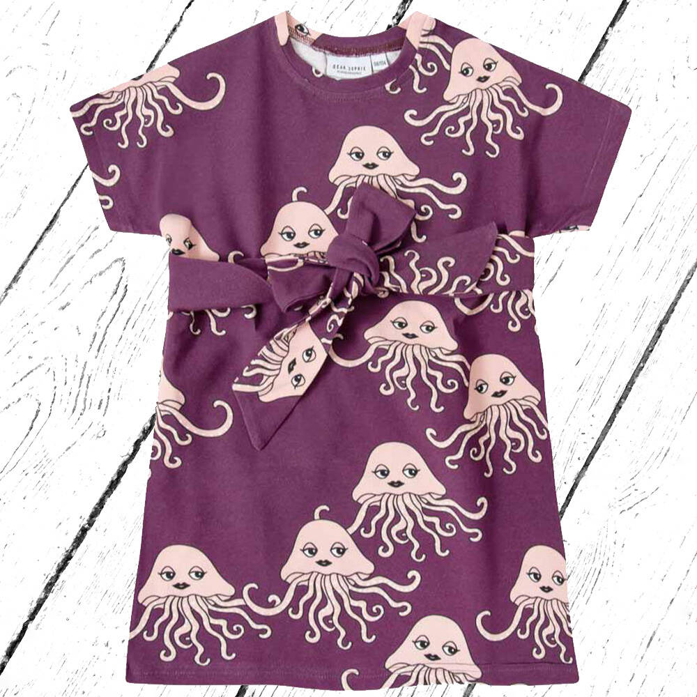 Dear Sophie Kleid Dress Jellyfish Purple Bow Tunic