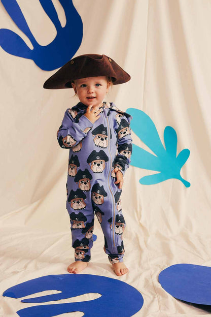 Dear Sophie Overall DOG THE PIRATE Blue