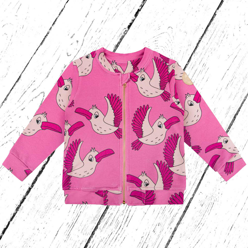 Dear Sophie Sweatjacke Bomber Jacket BIRDIE Pink