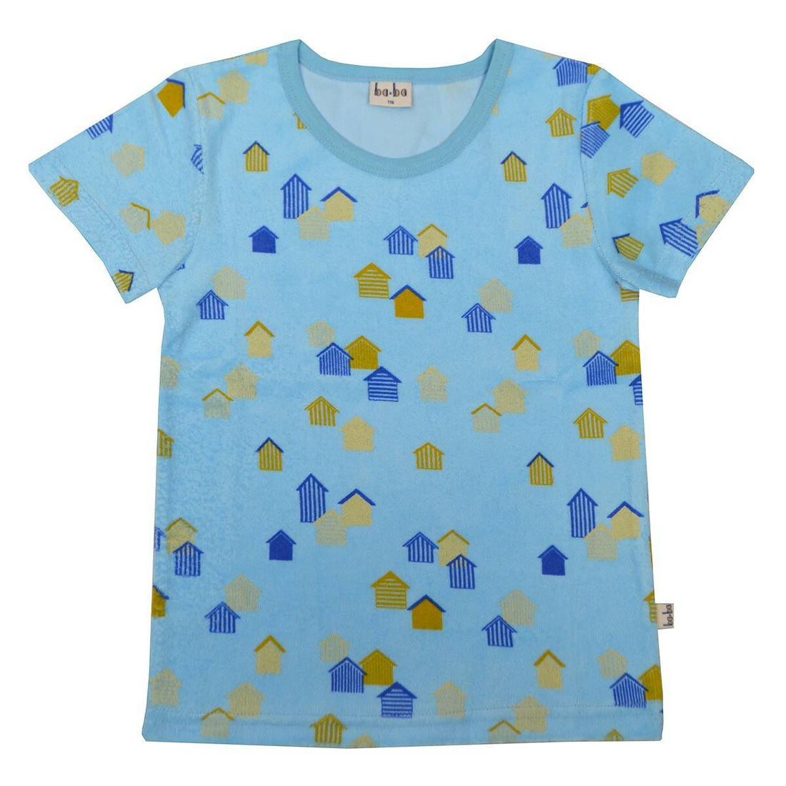 Baba Kidswear Frottee T-Shirt Dion Shirt Beach House Alaskan Blue