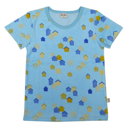 Baba Kidswear Frottee T-Shirt Dion Shirt Beach House Alaskan Blue