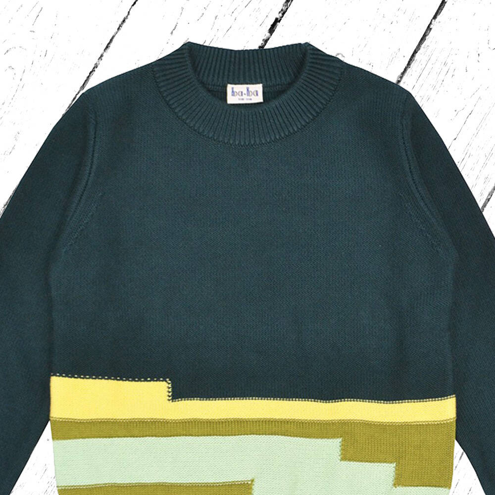 Baba Kidswear Dali Strick Pullover Sea Moss