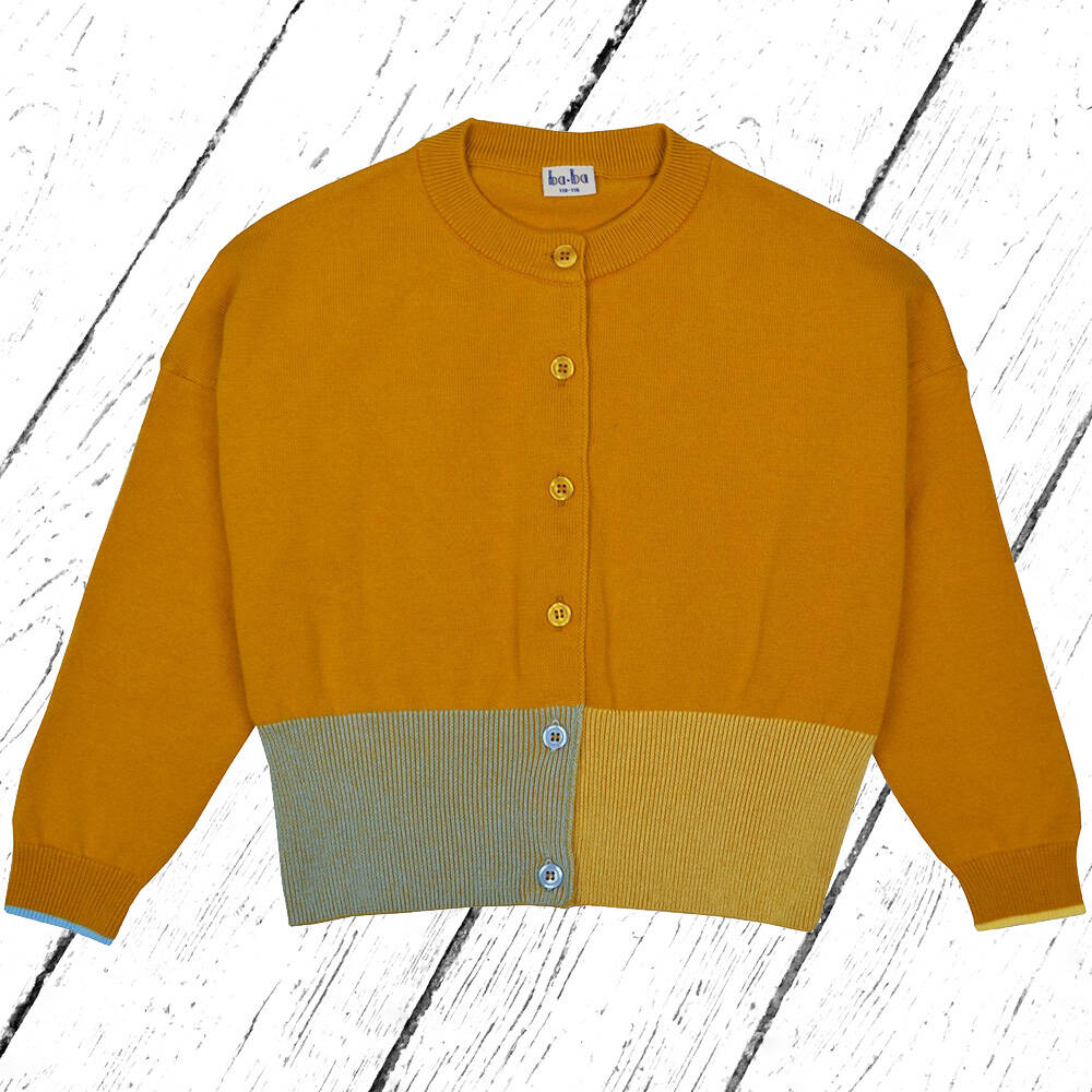 Baba Kidswear Strickjacke Domi Cardigan Golden Yellow