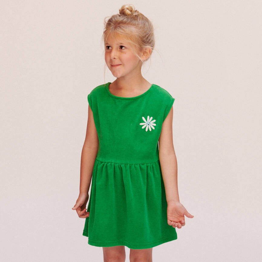Lily Balou Kleid Dot Dress Green