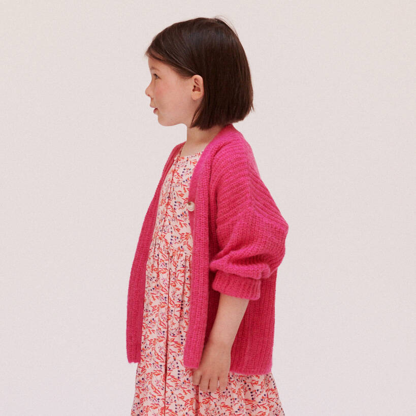 Lily Balou Strickjacke Ria Cardigan Fuchsia