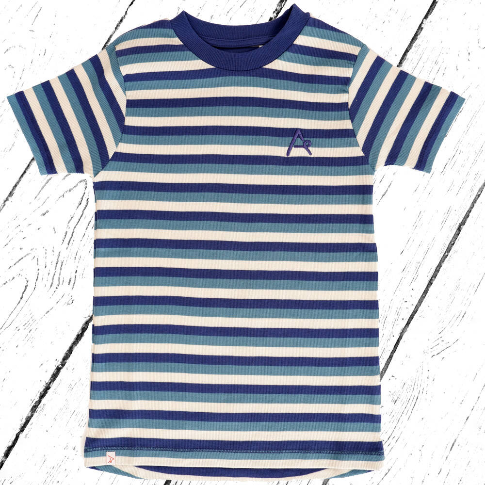 Albababy T-Shirt The Bell Blue Retro Stripes
