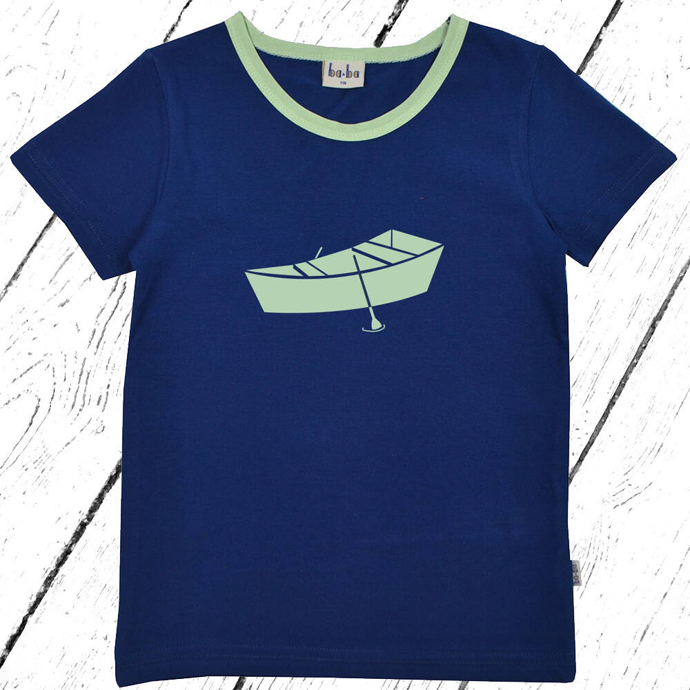 Baba Kidswear T-Shirt Boat Estate Blue