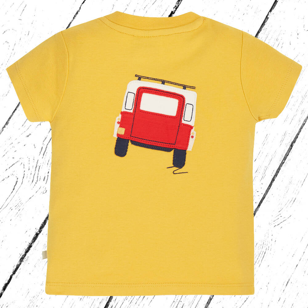 Frugi T-Shirt Scout Applique Top Bumblebee Vehicle