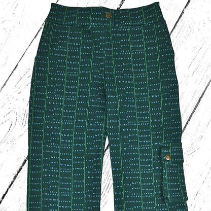 Baba Kidswear Hose Ennis Pant Jacquard Green Path