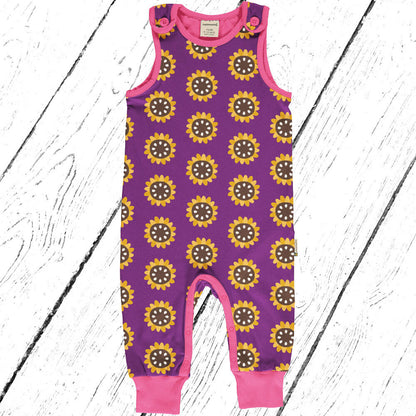 Maxomorra Trägeranzug Playsuit GARDEN SUNFLOWER