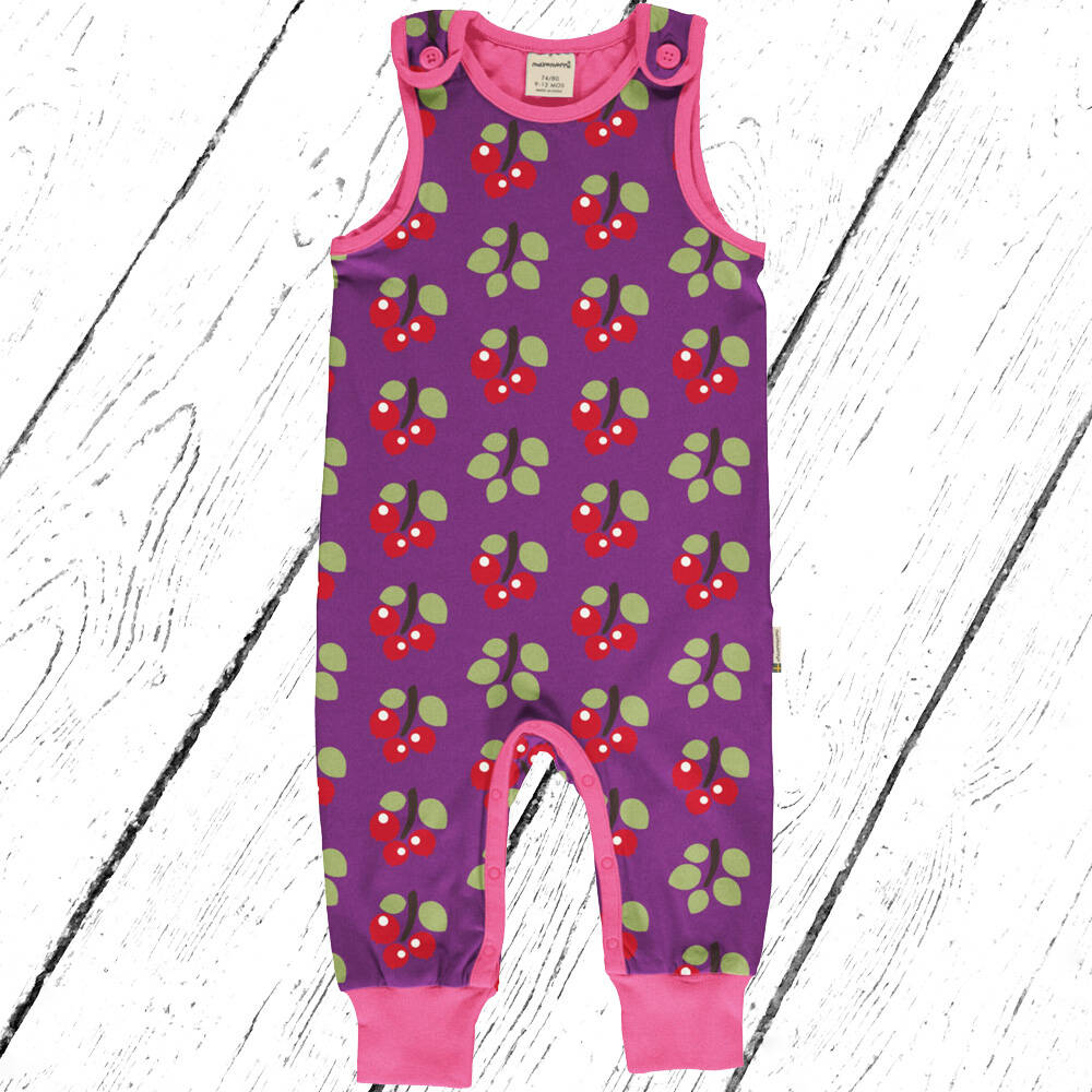 Maxomorra Trägeranzug Playsuit ARCTIC BERRY