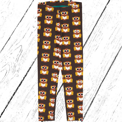 Maxomorra Leggings Lined NORDIC OWL