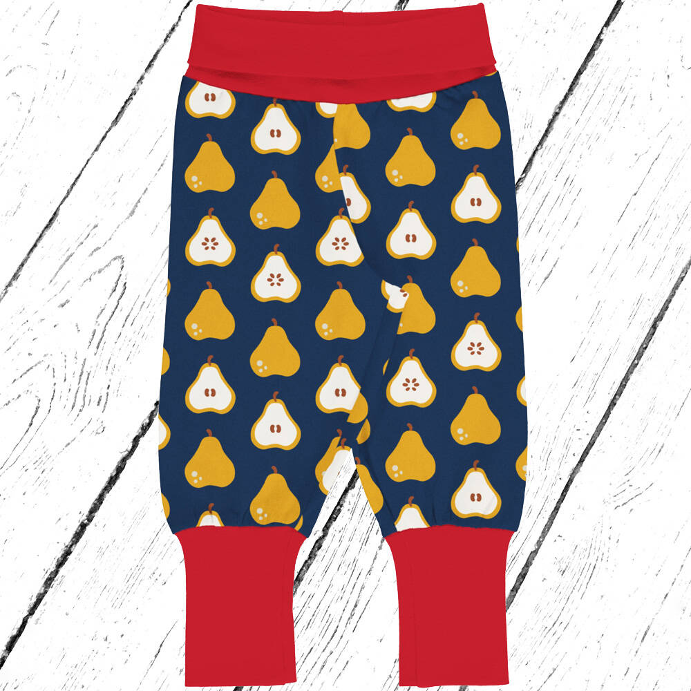 Maxomorra Hose Pants Rib GARDEN PEAR