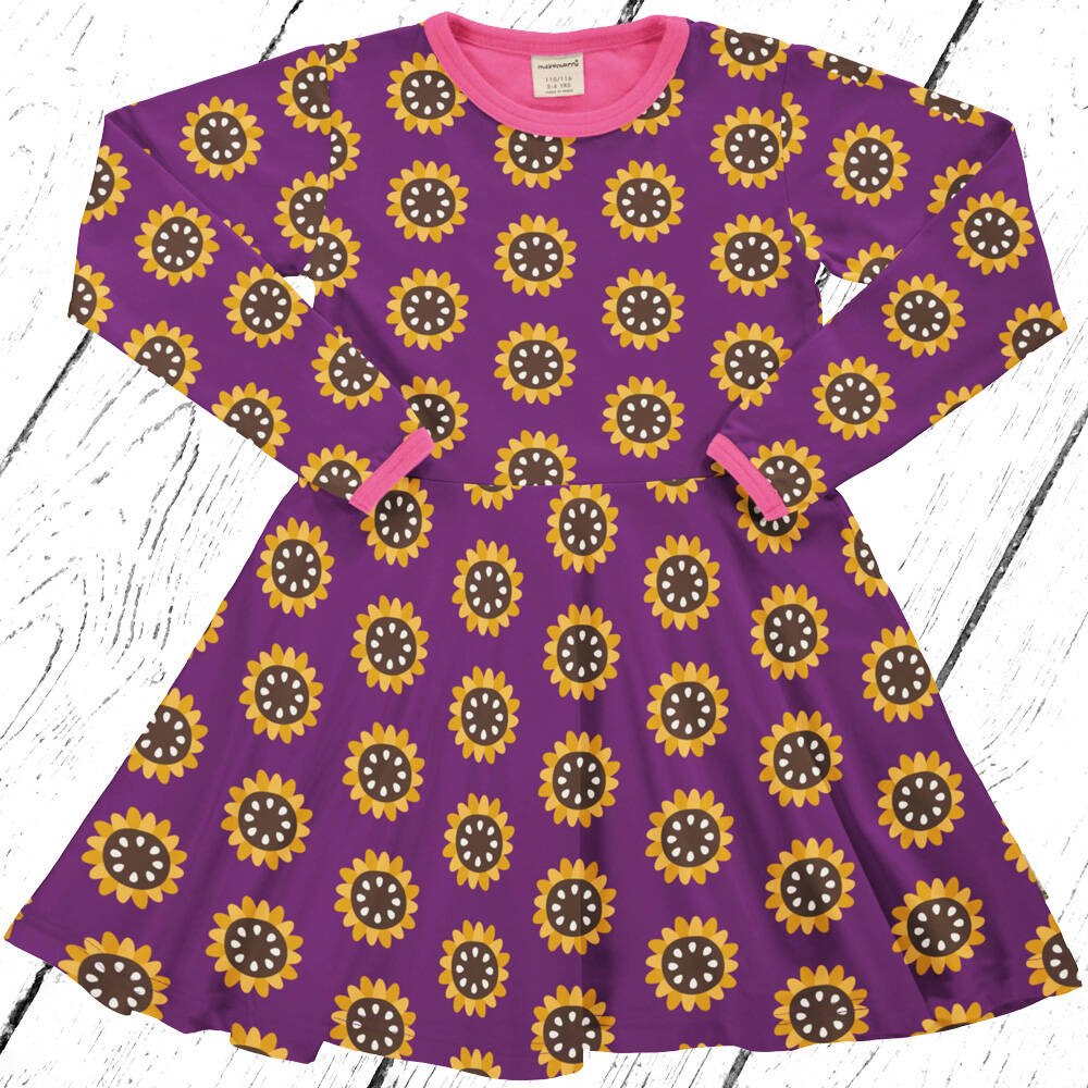 Maxomorra Kleid Dress Circle GARDEN SUNFLOWER