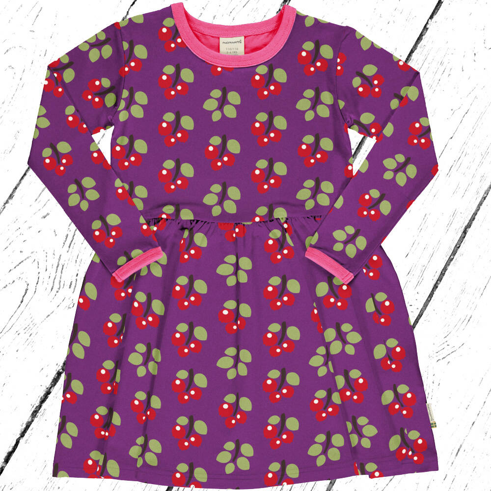 Maxomorra Kleid Dress Spin ARCTIC BERRY
