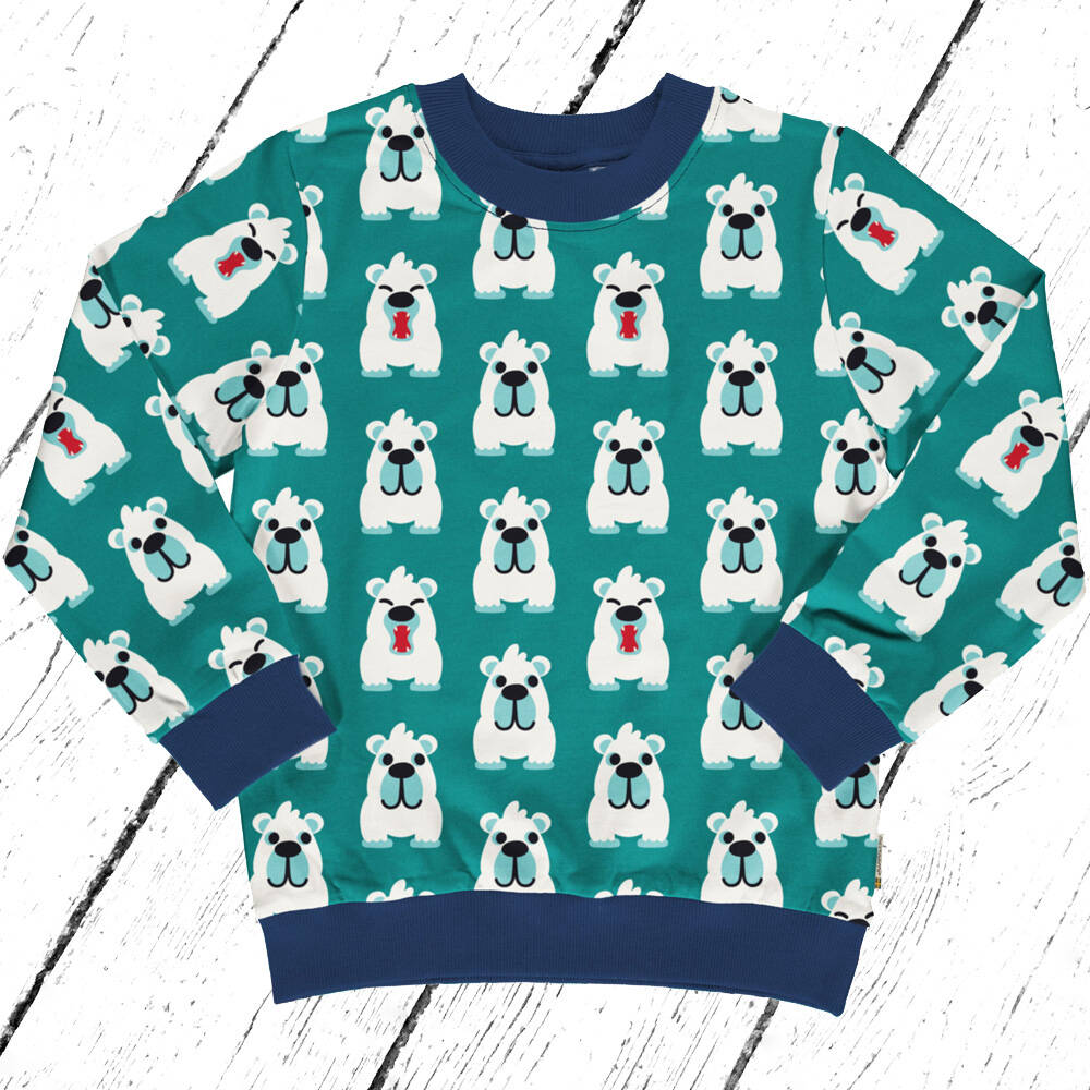 Maxomorra Lined Sweater ARCTIC BEAR