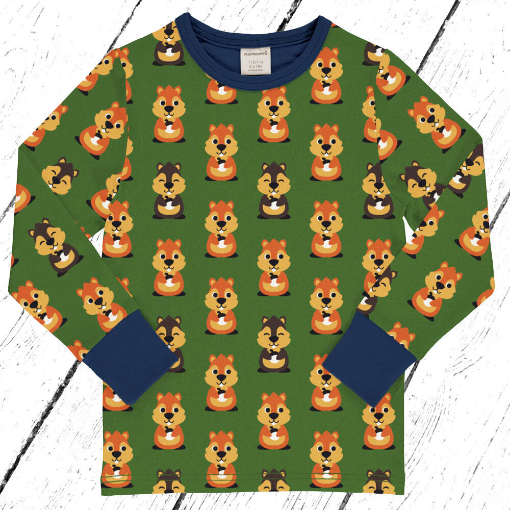 Maxomorra Shirt GARDEN SQUIRREL