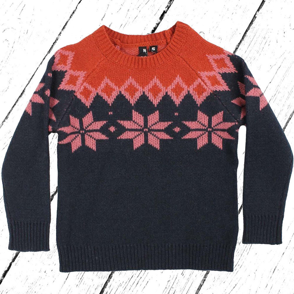 Danefae Strickpullover Danepulk Sweater Navy Old Rose