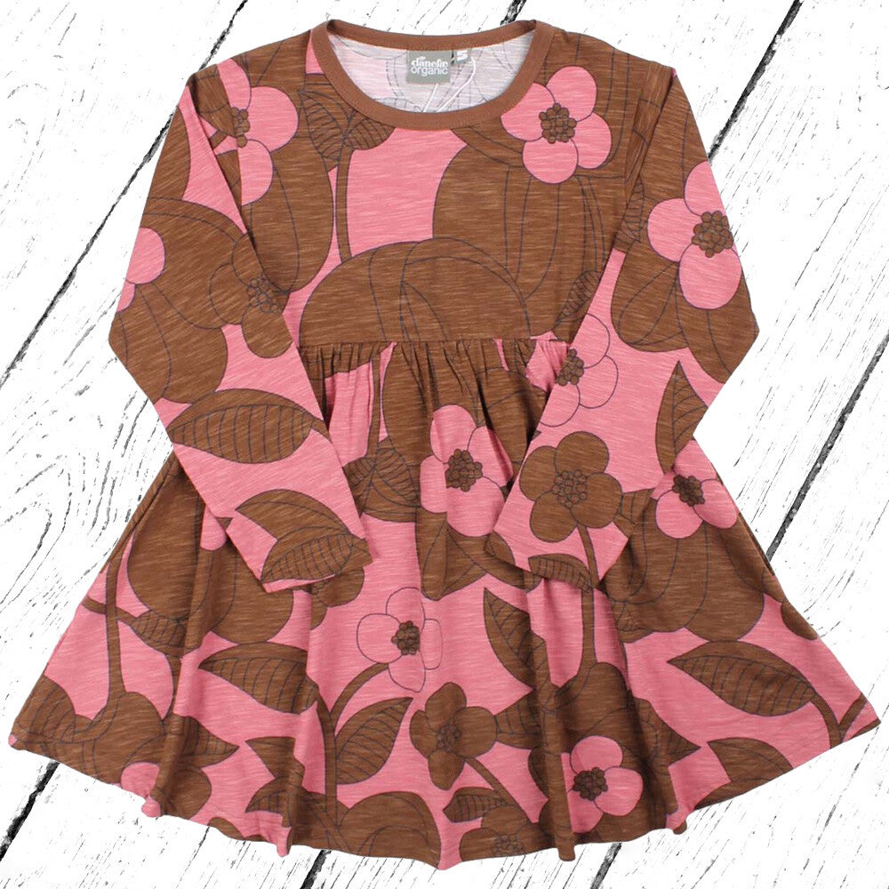 Danefae Kleid Organic Ginger Dress Brown Beige BLOOM BOOM