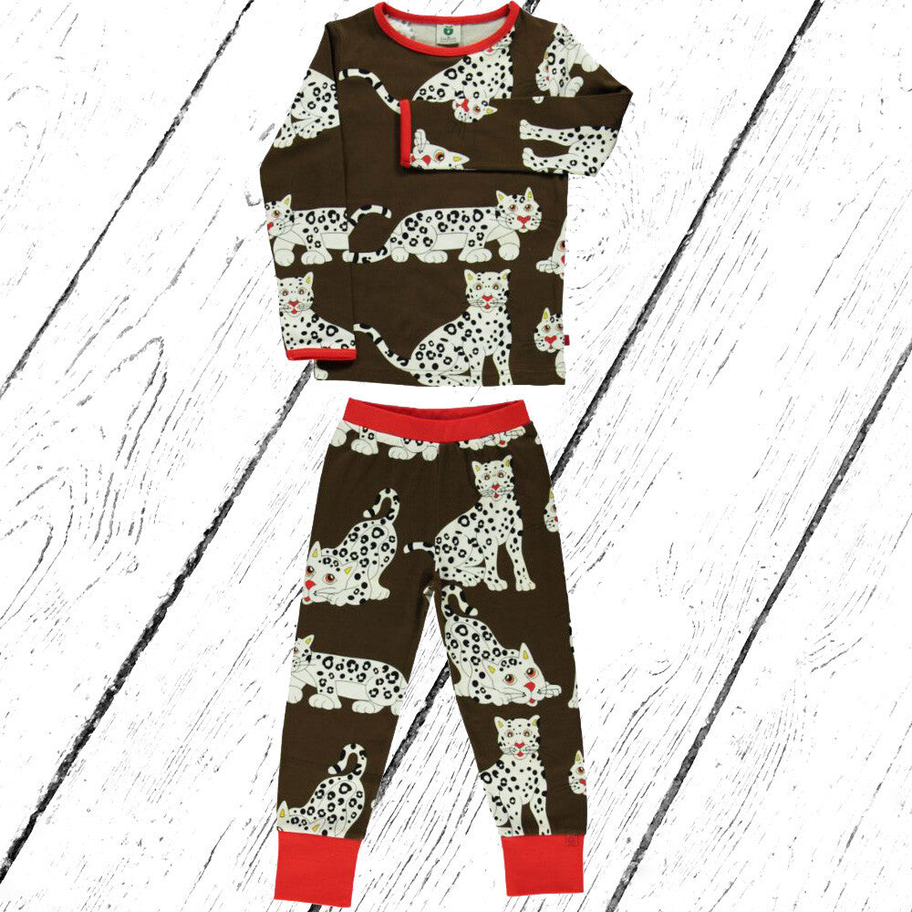 Smafolk Schlafanzug Nightwear Snow Leopard