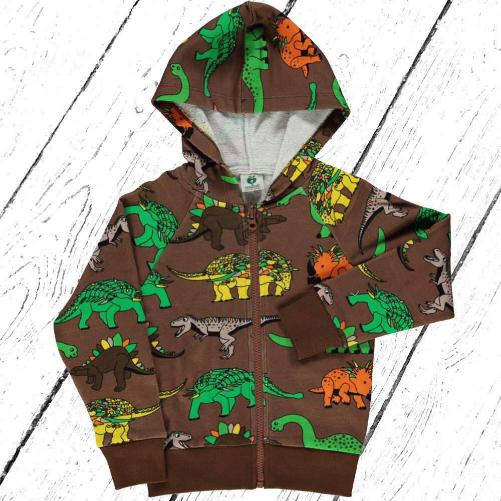 Smafolk Kapuzenjacke Sweat Jacket Dinosauer