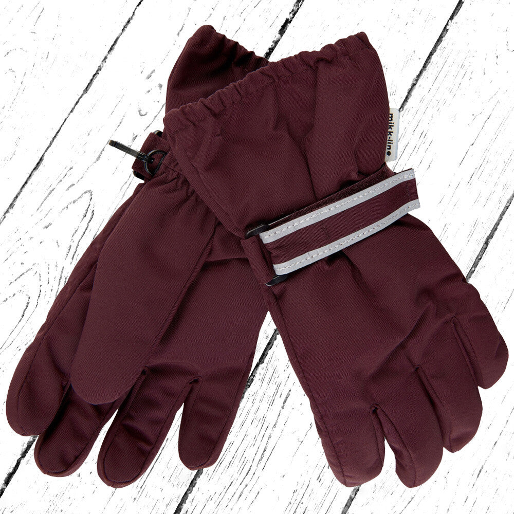 Mikk-Line Handschuhe Nylon Gloves Decadent Chocolate