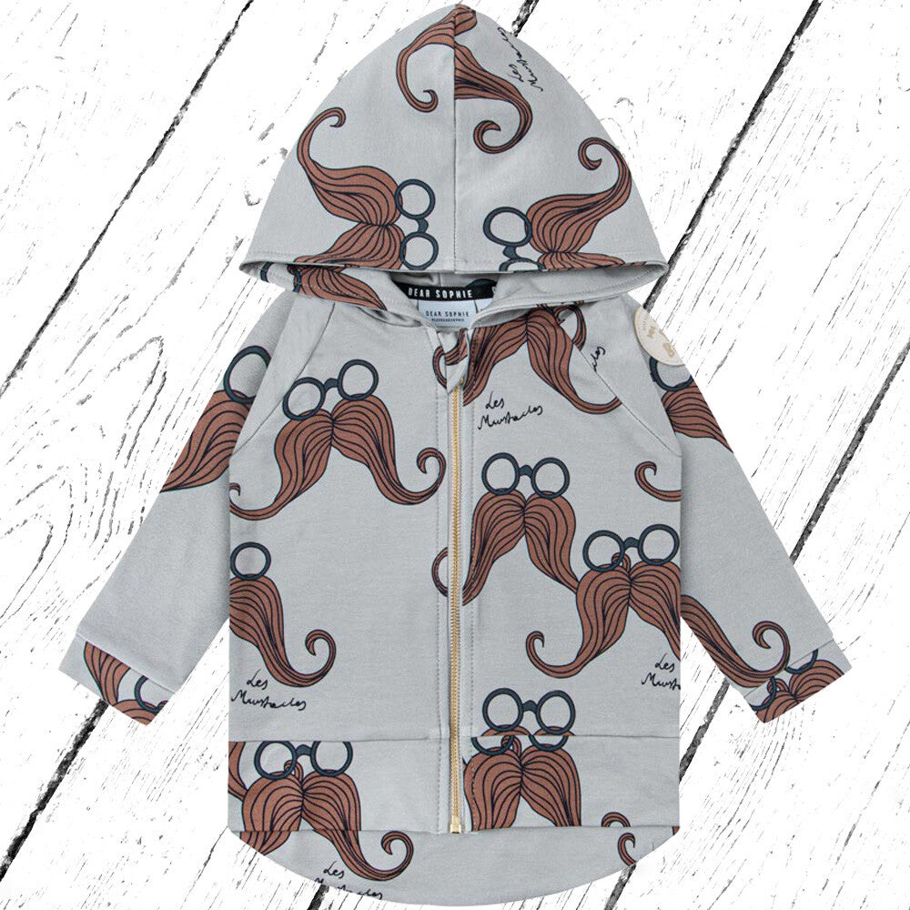 Dear Sophie Sweatjacke Hoodie Mustache