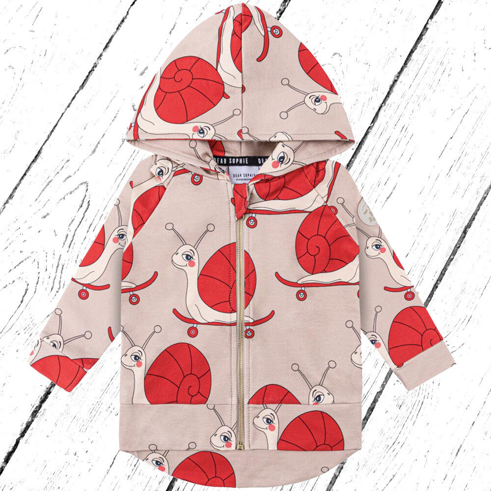 Dear Sophie Sweatjacke Hoodie SNAIL