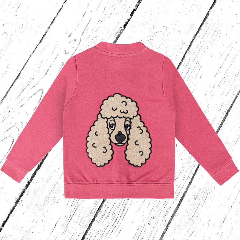 Dear Sophie Sweatjacke Bomber Jacket Poodle Pink