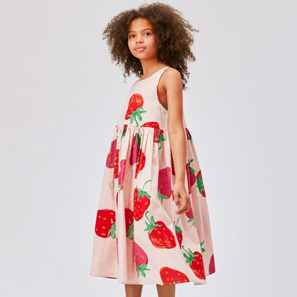 Molo Kleid Clover Dress Strawberries
