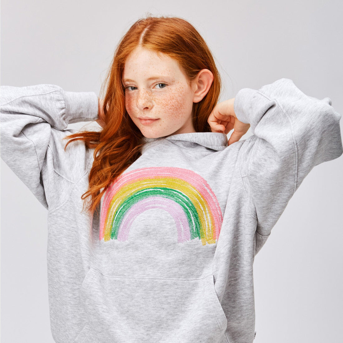 Molo Sweatshirt Hoodie Maxx Vivid Rainbow