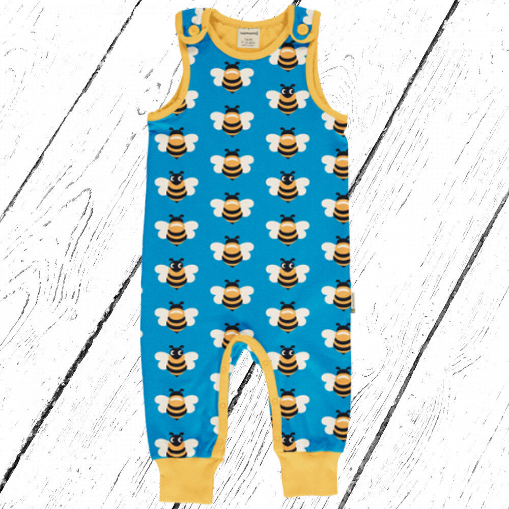 Maxomorra Trägeranzug Playsuit PICNIC BEE