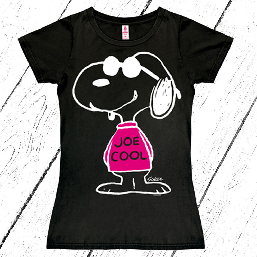 Logoshirt Ladys T-Shirt Peanuts Joe Cool Pink
