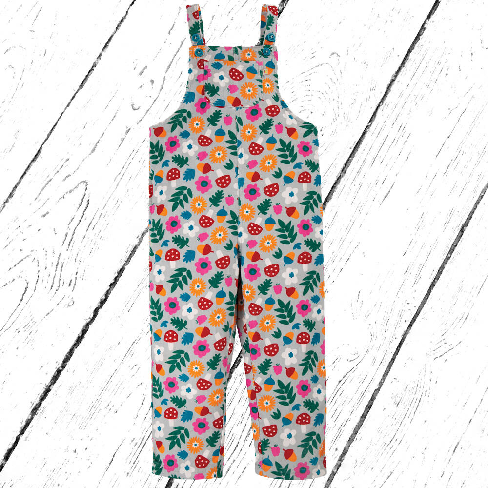 Frugi Latzhose Neptune Cord Dungaree Tin Roof Lost Words