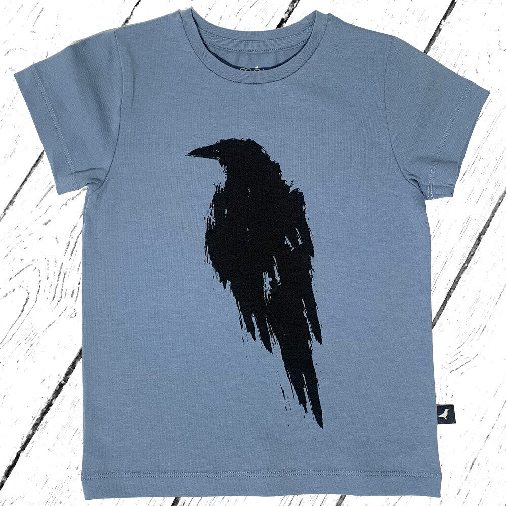 MOI KIDZ T-Shirt Sea Blue Raven