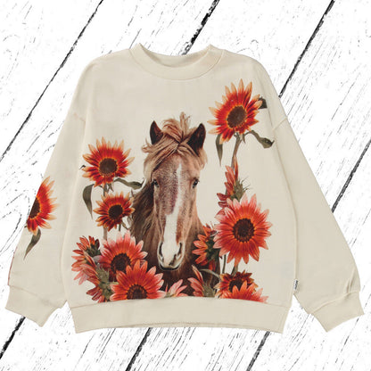 Molo Sweatshirt Mika Red Sunflowers