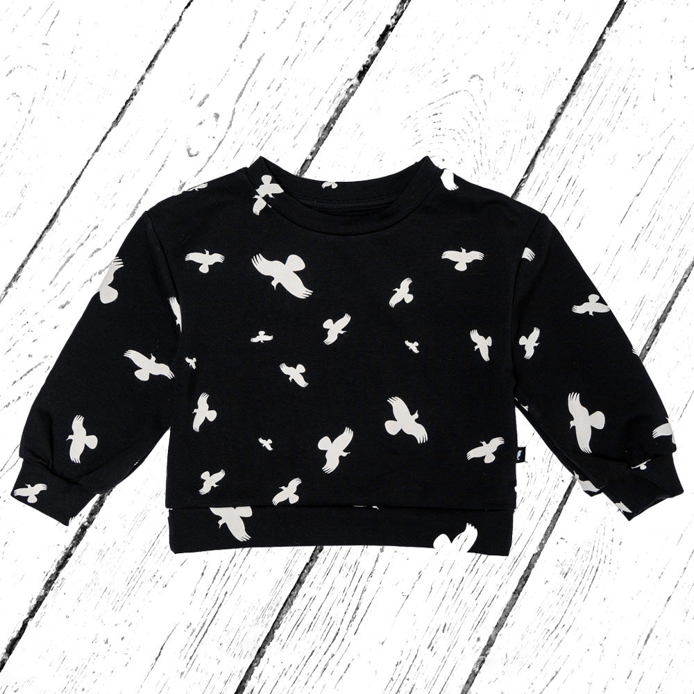 MOI KIDZ Cropped Sweater Black Raven