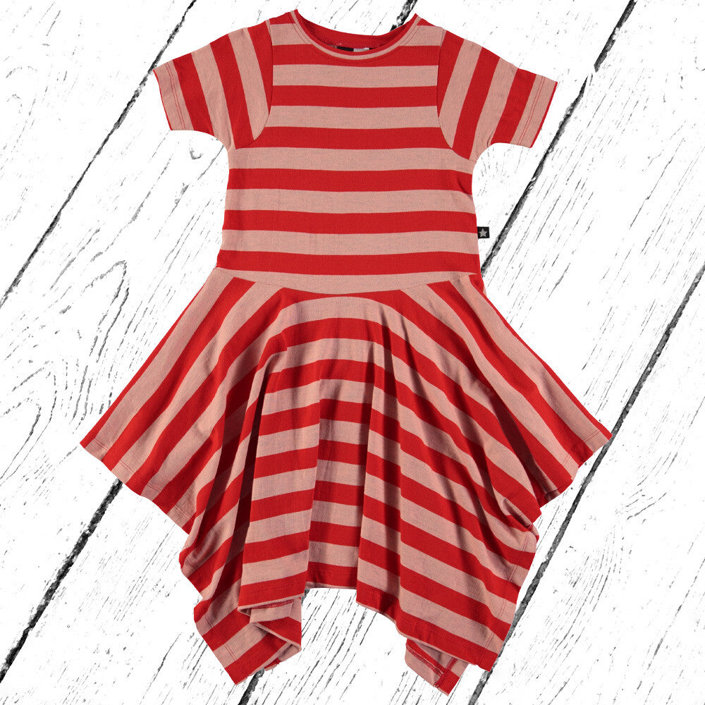 Molo Kleid Cheri Coral Pink Stripe