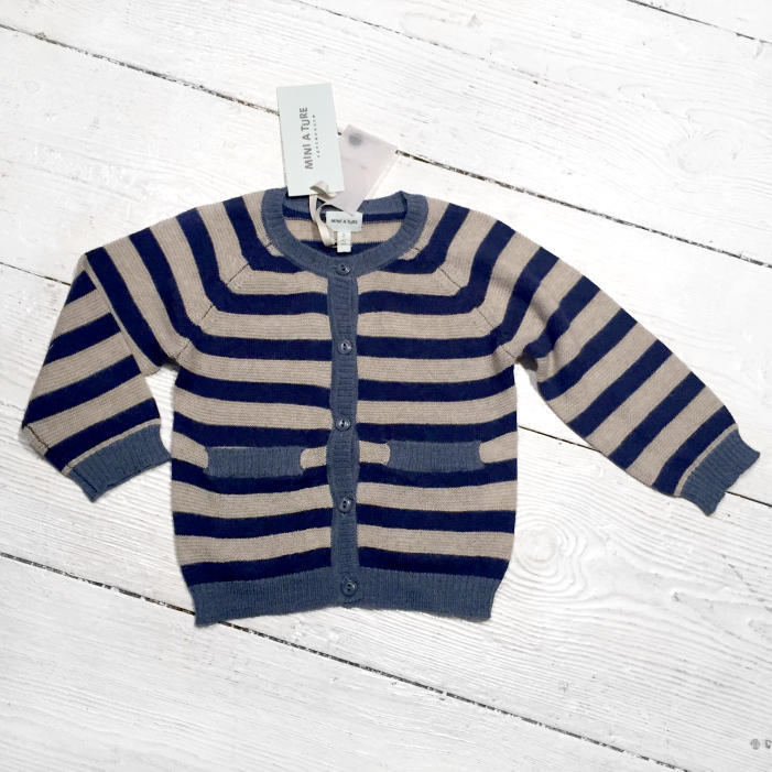 Mini A ture Strickjacke Ursul Lammwolle