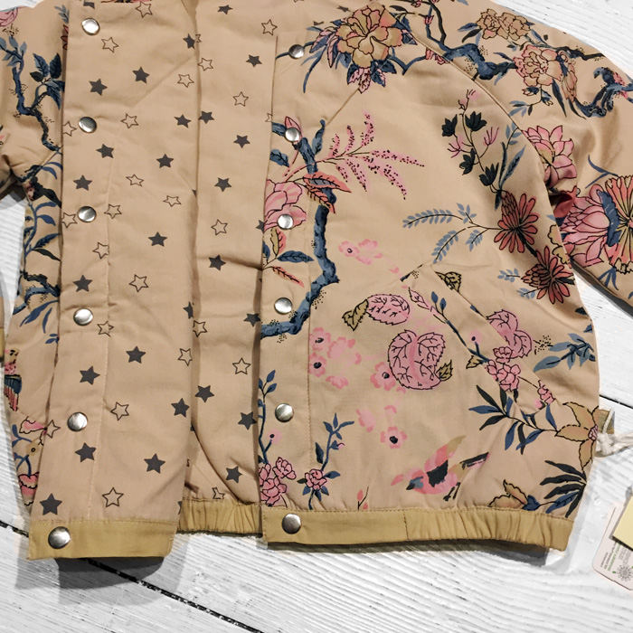 Smafolk gefütterte Wendejacke Flower Stars