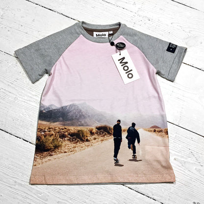 Molo T-Shirt Ralfi Pink Sky Skater