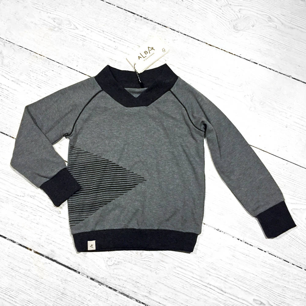 Albababy Henry Sweat Castlerock Melange