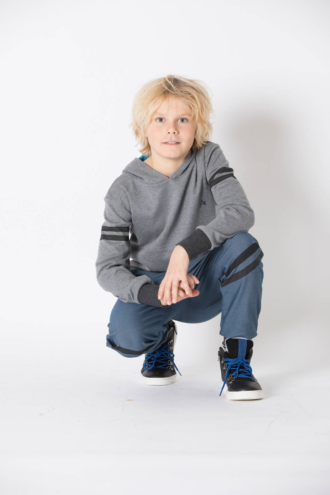 Albababy Harmonie Hood Castlerock Melange