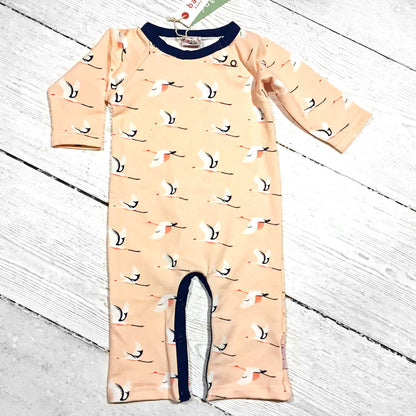 Baba Babywear Bodysuit Pink Birds