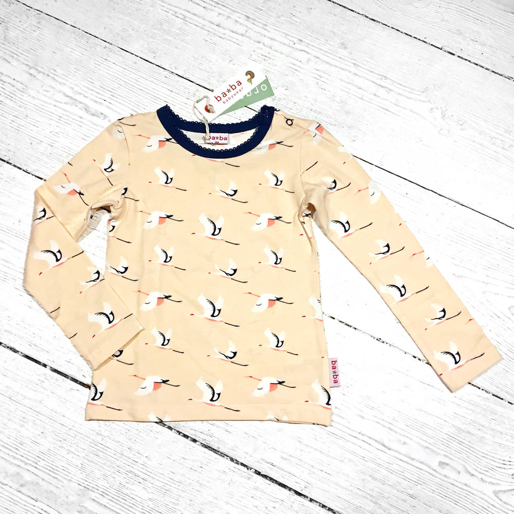 Baba Babywear Shirt Pink Birds