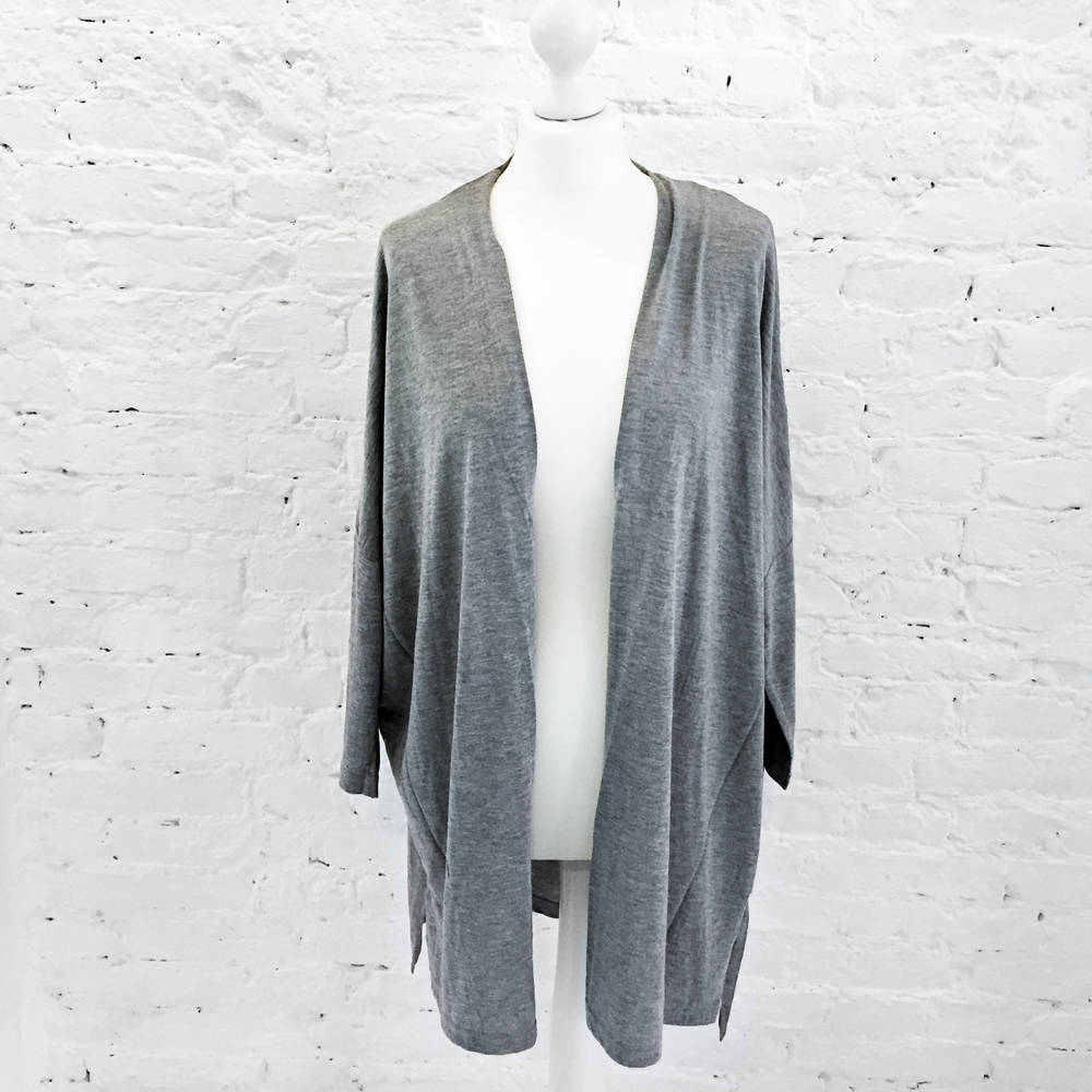 Danefae Bacio Wool Cardigan Heather Grey