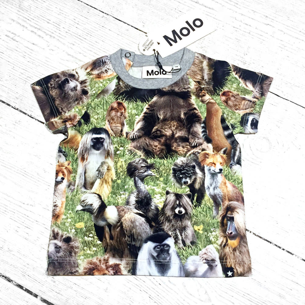 Molo T-Shirt Emmett Hairy Animals