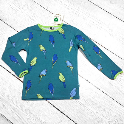 Smafolk Shirt Wellensittich Budgerigar Agate Green