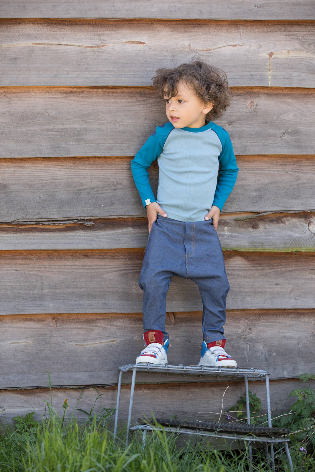 Albababy Sigfried Baby Pants Real Teal